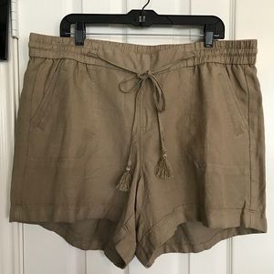 NWT Tan sassy shorts